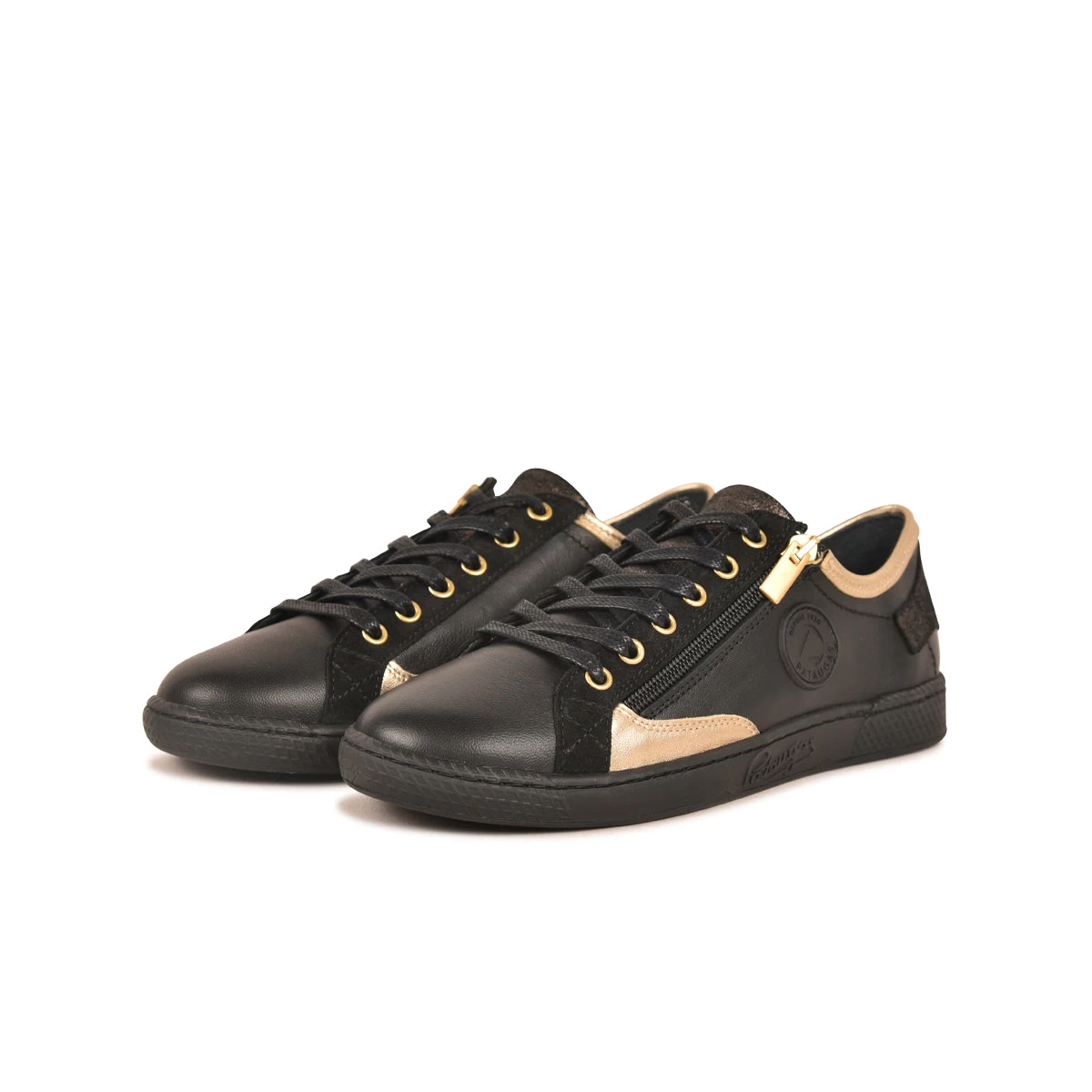 Pataugas JESTER/MIX F4I NOIR/DORÉ 6 Pataugas JESTER/MIX F4I NOIR/DORÉ – Image 4